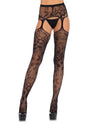 Leg Avenue - Chelsea Floral Lace Stockings - Boutique Séduction