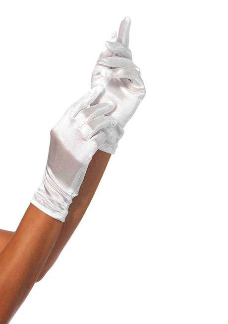 Leg Avenue - Wrist Length Satin Gloves - Boutique Séduction