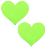 Heart Satin Pasties Seduction - Boutique Séduction