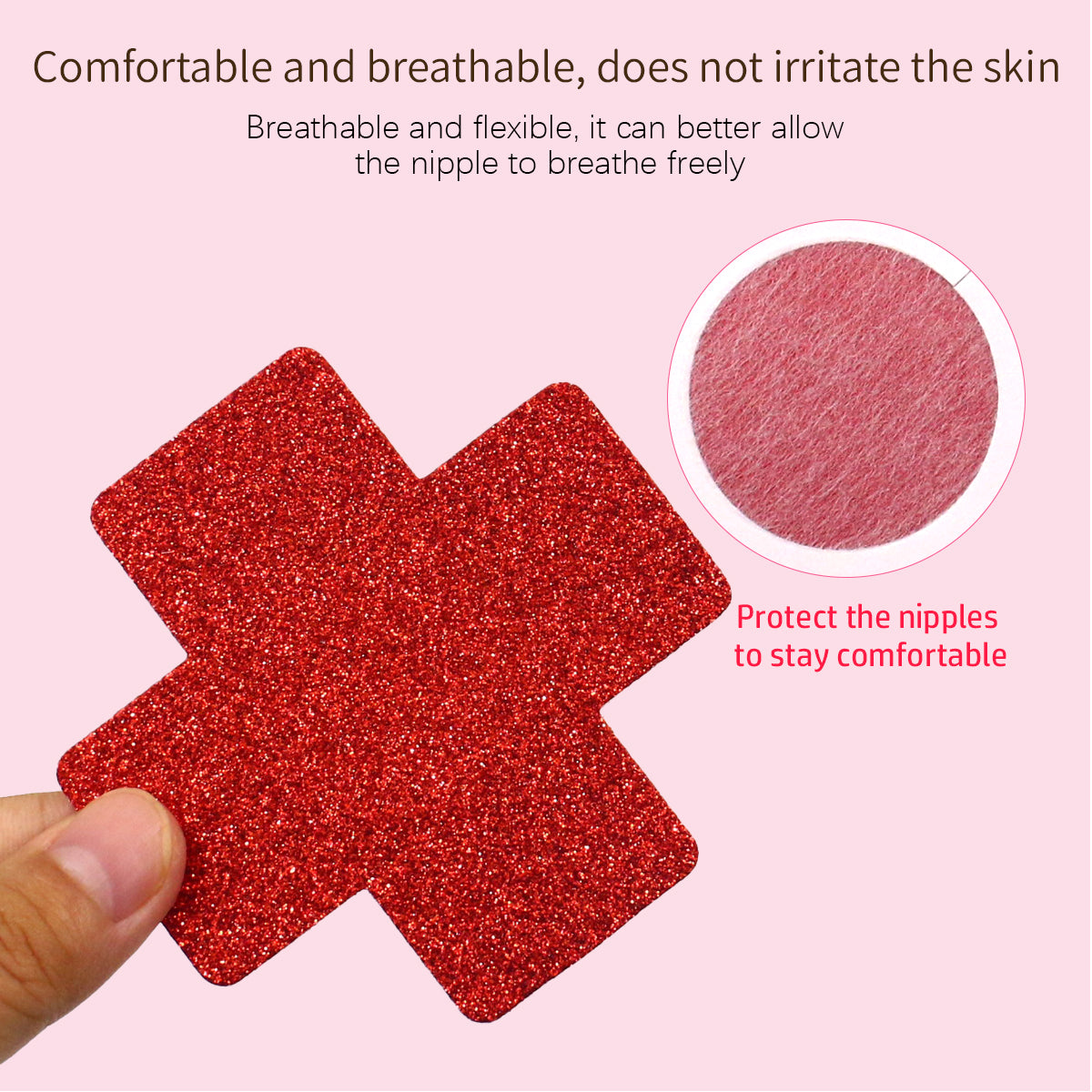 Mini X Glitter Pasties Seduction - Boutique Séduction