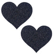 Glitter Heart Pasties Seduction - Boutique Séduction