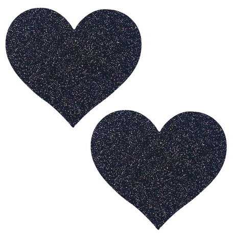 Glitter Heart Pasties Seduction - Boutique Séduction