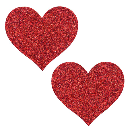 Glitter Heart Pasties Seduction - Boutique Séduction