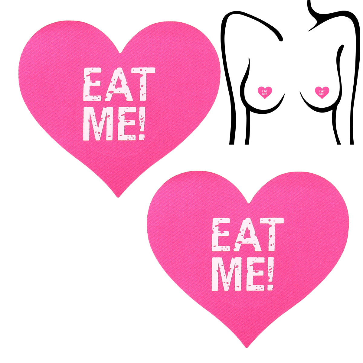 Eat Me! Heart Pasties Seduction - Boutique Séduction