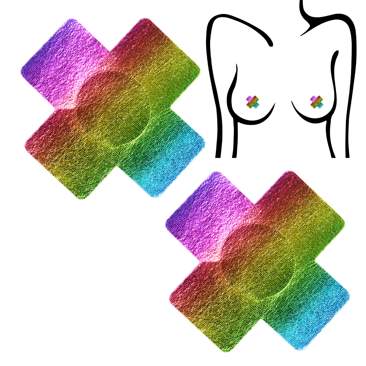 Holographic X Pasties Seduction - Boutique Séduction