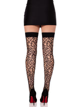 Leg Avenue - Fractured Net Thigh Highs - Boutique Séduction