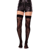 Beetle Net Thigh High Stockings