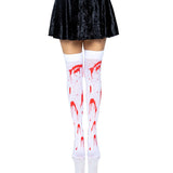Rhea Zombie Thigh High Stockings