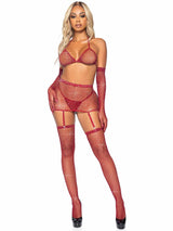 Leg Avenue - Set of 5Pc with Rhinestones - Boutique Séduction