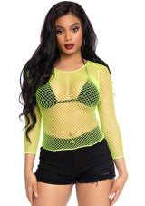 Spandex Long Sleeved Shirt Leg Avenue - Boutique Séduction