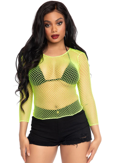 Leg Avenue - Spandex Long Sleeved Shirt - Boutique Séduction