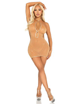 Leg Avenue - Addicted 2U Shimmer Rhinestone Dress - Boutique Séduction