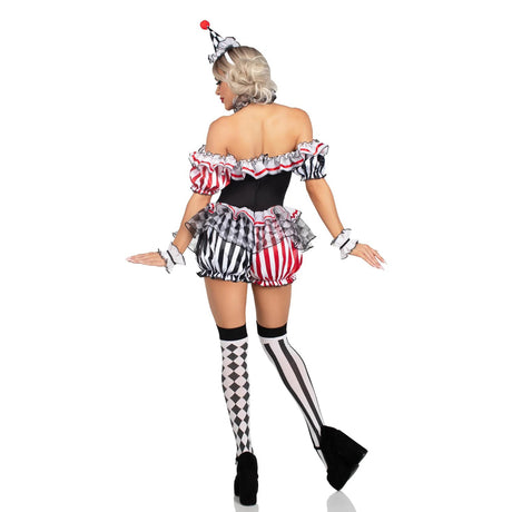 Darling Harlequin Clown Costume