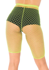 Troublemaker Fishnet Biker Shorts Leg Avenue - Boutique Séduction