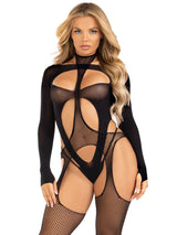 Suspender Bodystocking & Teddy Set