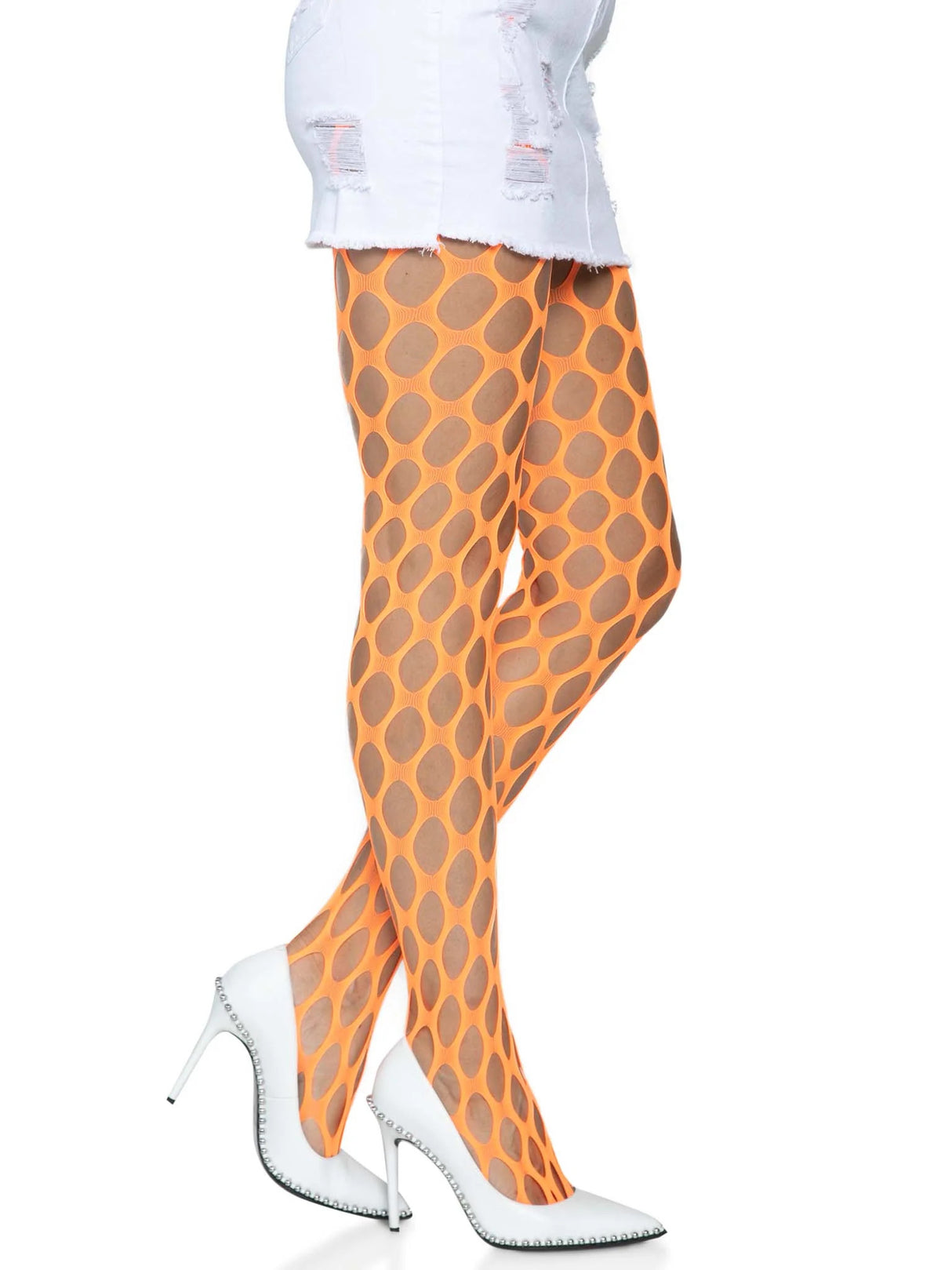 Jumbo Pothole Net Tights Leg Avenue - Boutique Séduction