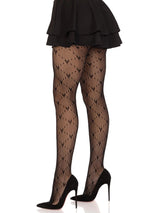 Leg Avenue - Valentina Heart Net Tights - Boutique Séduction