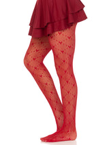Leg Avenue - Valentina Heart Net Tights - Boutique Séduction