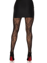Garden Rose Lace Tights Leg Avenue - Boutique Séduction