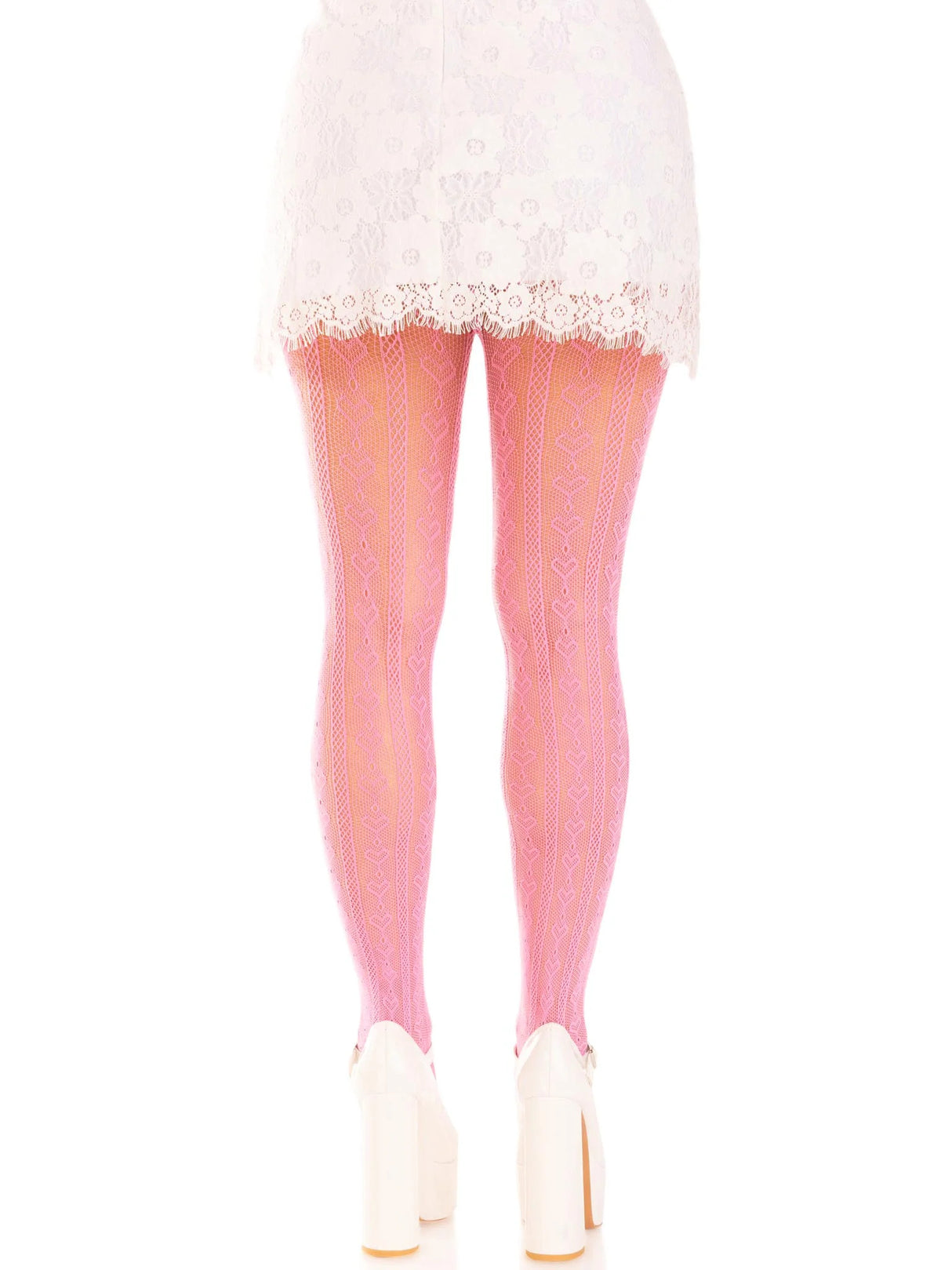 Leg Avenue - Sweetheart Striped Tights - Boutique Séduction