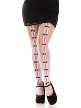 Leg Avenue - Sweetheart Striped Tights - Boutique Séduction