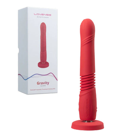Lovense - Gravity Automatic Thrusting & Vibrating Dildo - Boutique Séduction