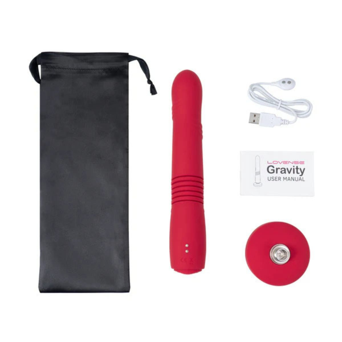 Lovense - Gravity Automatic Thrusting & Vibrating Dildo - Boutique Séduction