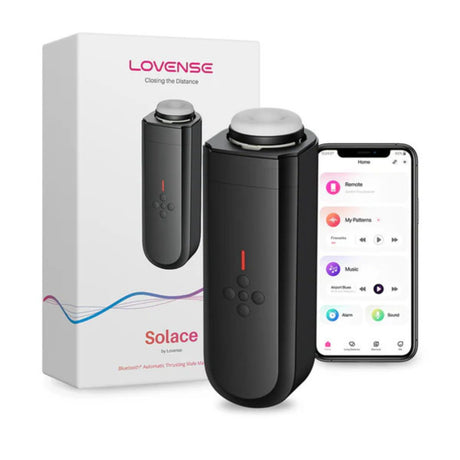 Lovense - Solace Bluetooth Thrusting Male Masturbator - Boutique Séduction