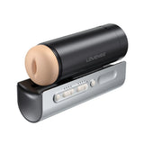 Discover Lovense Solace Pro with AI sync, adjustable speed, hands-free design, realistic sleeve, app control, and long battery life.