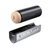 Discover Lovense Solace Pro with AI sync, adjustable speed, hands-free design, realistic sleeve, app control, and long battery life.