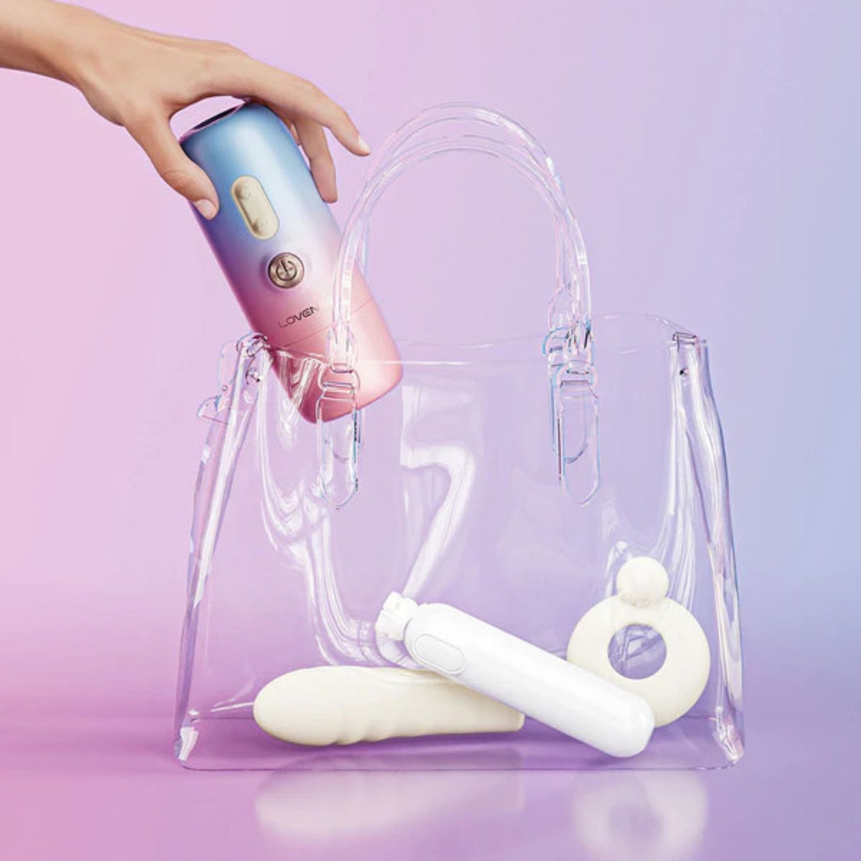 Spinel Dildo ​​Portable à Poussée, Vibration & Chauffant