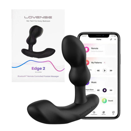 Lovense - Edge 2 Bluetooth Prostate Massager - Boutique Séduction