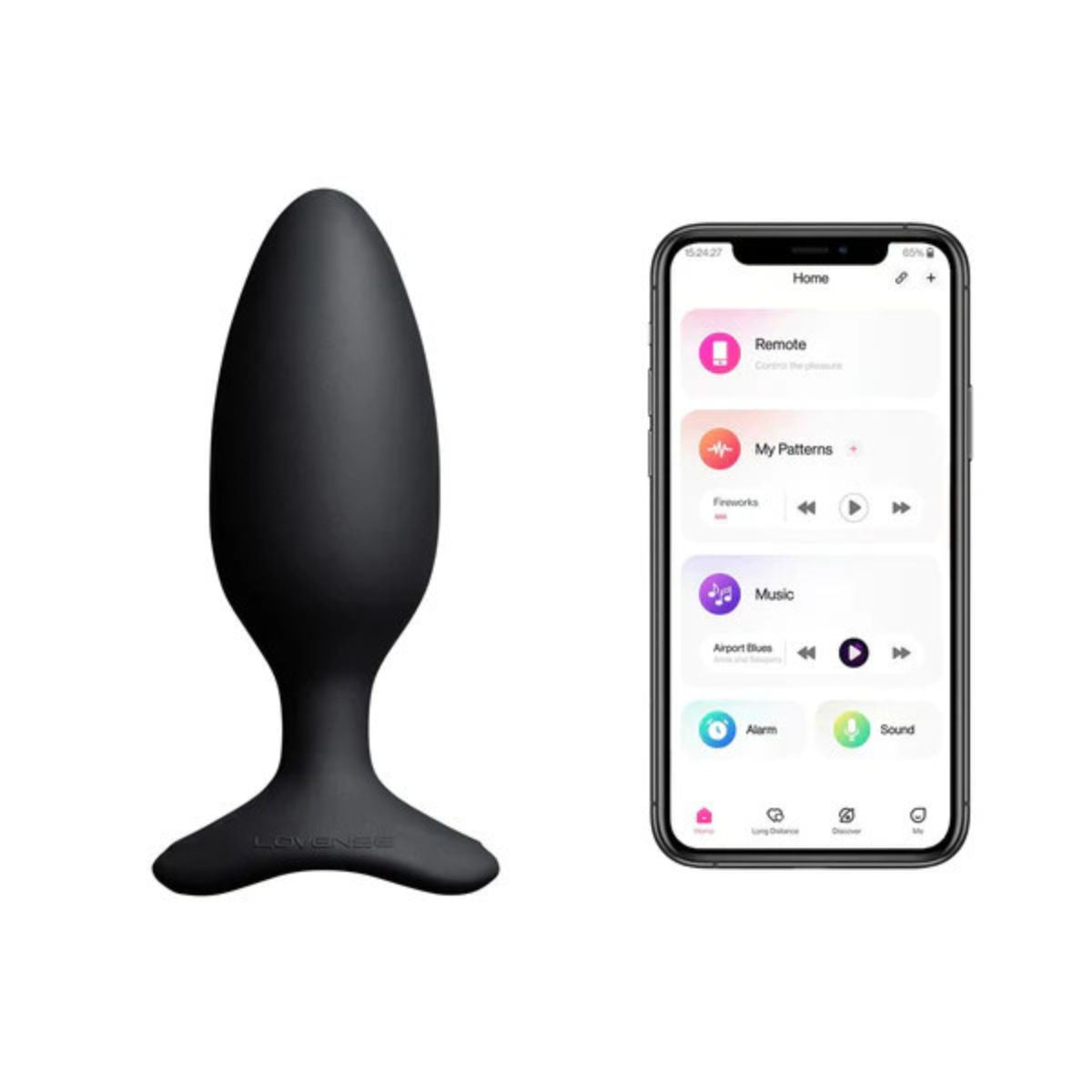 Lovense - Hush 2 Vibrating Remote-Controlled Butt Plug - Boutique Séduction