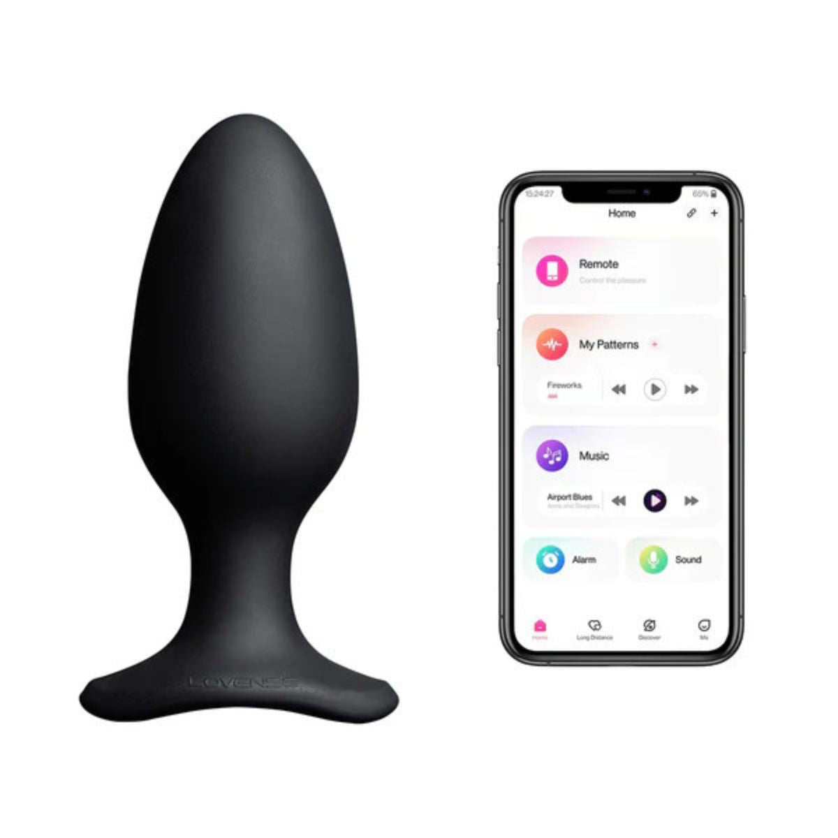 Lovense - Hush 2 Vibrating Remote-Controlled Butt Plug - Boutique Séduction