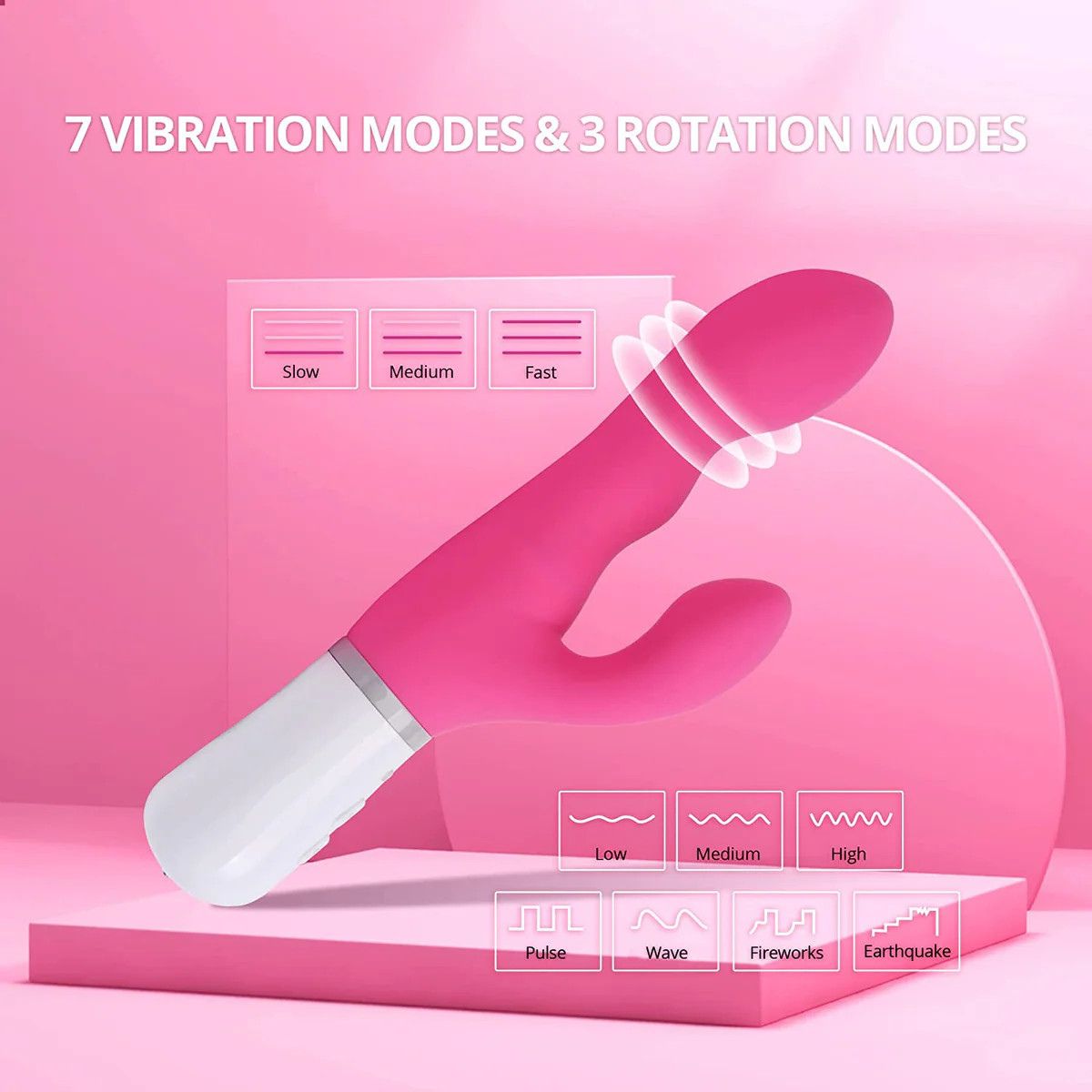 Lovense - Nora Bluetooth Rabbit Vibrator - Boutique Séduction