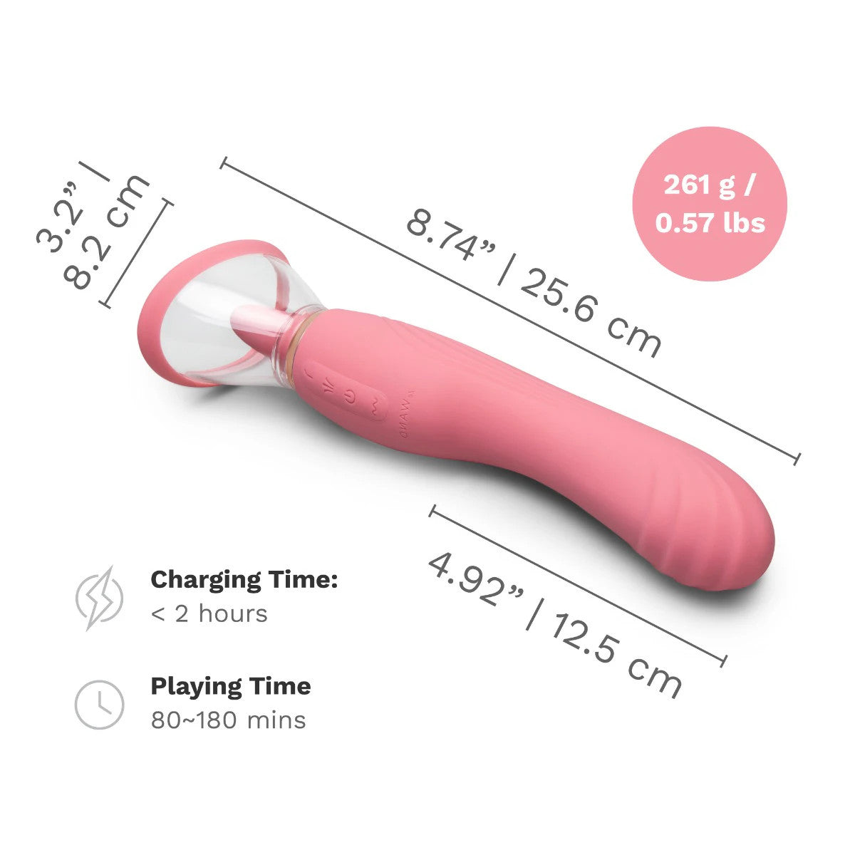 Le Wand - Lick 3-in-1 Double Ended - Boutique Séduction