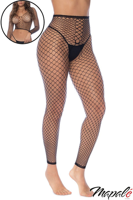 Footless Pantyhose W/Open Crotch Mapalé - Boutique Séduction