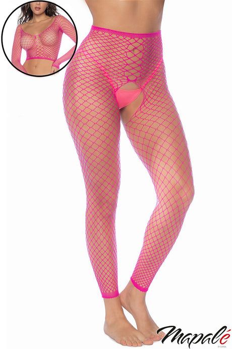 Footless Pantyhose W/Open Crotch Mapalé - Boutique Séduction