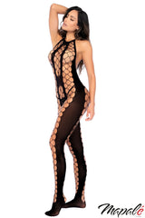 Cutout Fishnet Bodystocking