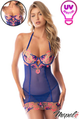 Sapphire Poetry Lace Babydoll