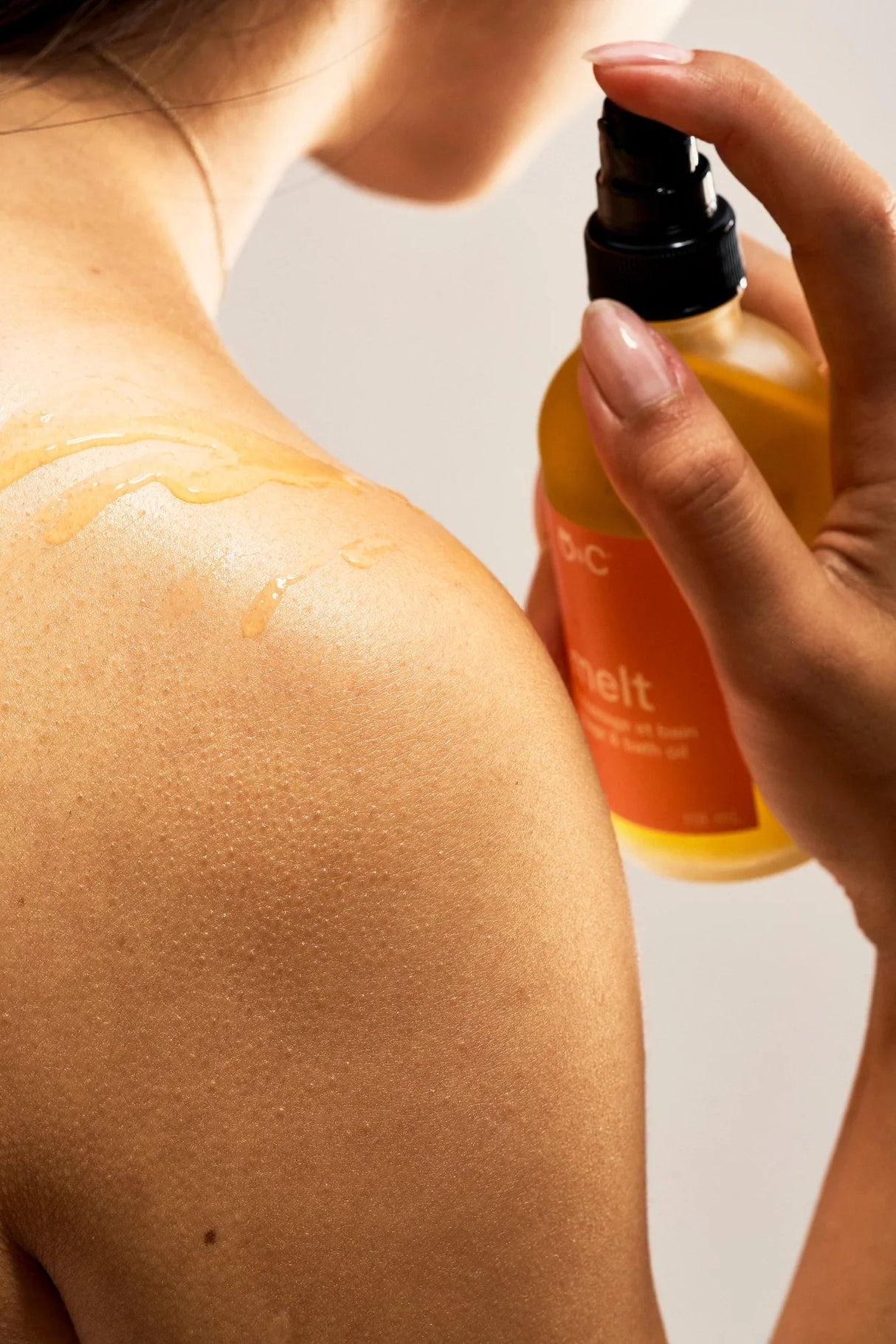 Peach & Cream - Melt Bath & Massage Oil - Boutique Séduction