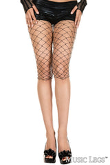 Music Legs - Stretch Fence Net Capri - Boutique Séduction