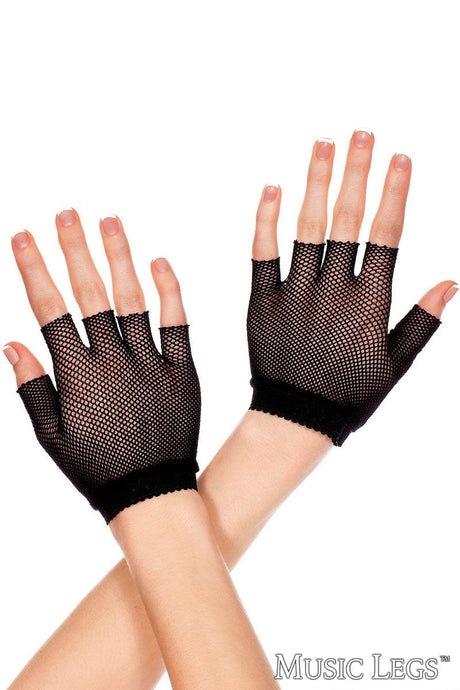 Music Legs - Fishnet Wrist Length Warmer - Boutique Séduction