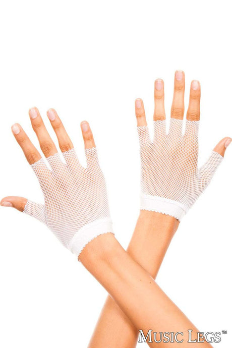 Music Legs - Fishnet Wrist Length Warmer - Boutique Séduction
