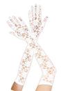 Extra Long Lace Gloves Music Legs - Boutique Séduction