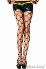 Music Legs - Big Multinet Pantyhose - Boutique Séduction