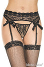 Music Legs - Lace Garterbelt & Panty - Boutique Séduction