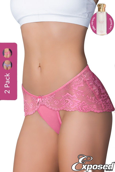 Exposed - Boyshort Set & Pheromone - Boutique Séduction