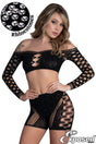 Exposed - 2Pc Rhinestone Set - Boutique Séduction