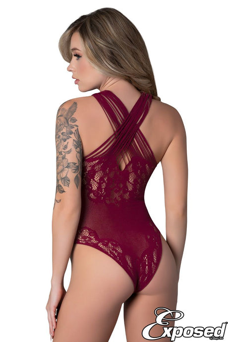 Exposed - Criss-Cross Teddy - Boutique Séduction